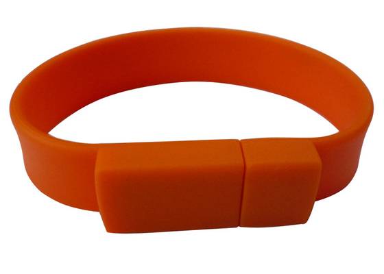 Silicone rubber rood pensonlized armband aangepaste usb flash drives 2 GB/4 GB/512 MB