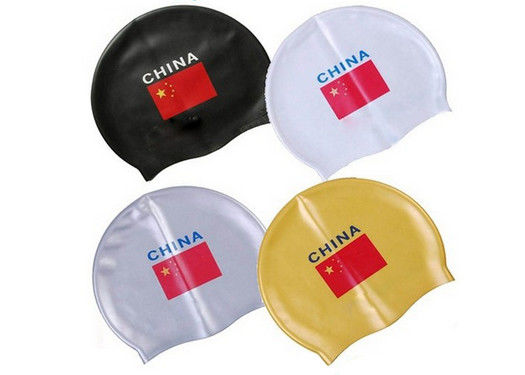 Het Chinese Vlagsilicone zwemt Kappen 222*19mm anti-Gegleden Duurzaam voor Volwassene