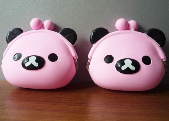 Roze draag de Beurs van het Siliconemuntstuk, de Zak van de Gelzak voor Meisjes 95*92*45