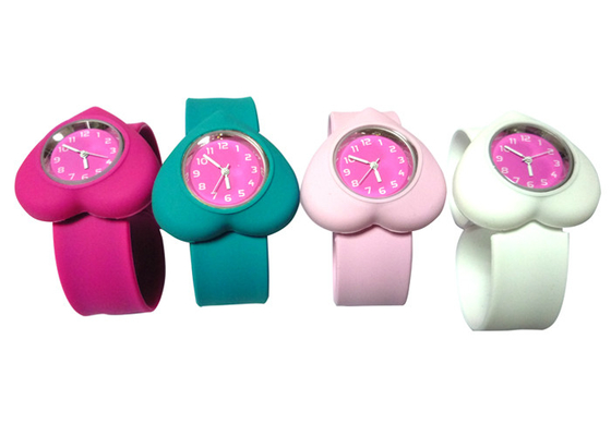 Leuke het Kwarts van de van het Bedrijfs hartsilicone het Horlogearmband gifttik voor Jongens en Meisjes 3ATM
