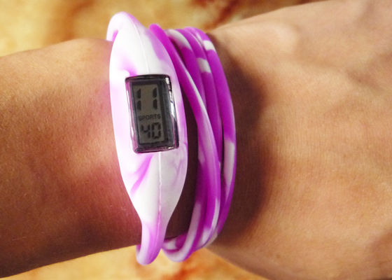 Geassorteerd van het Siliconeion sport watch negative ion van de Kleurenmanier de Bevorderingshorloge
